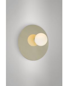 Disc and Sphere Wall Light - Asymmetrical