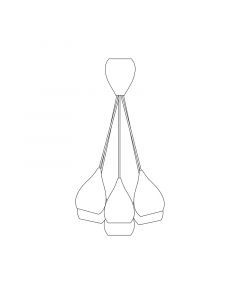 Drop One Pendant - Grouping of Six